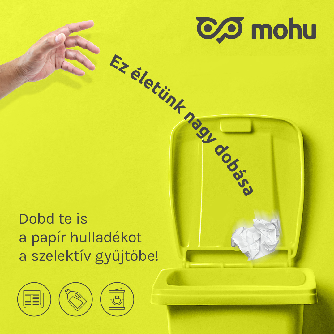 Papír hulladék a szelektívbe